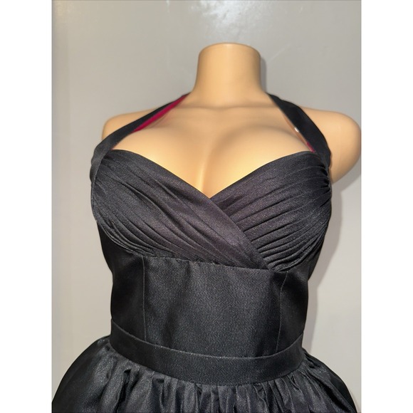 Betsey Johnson Evening Formal Cocktail Prom Strapless Dress Vintage Neckline 2 - Picture 7 of 13